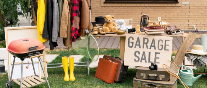 Editing your belongings for garage organization